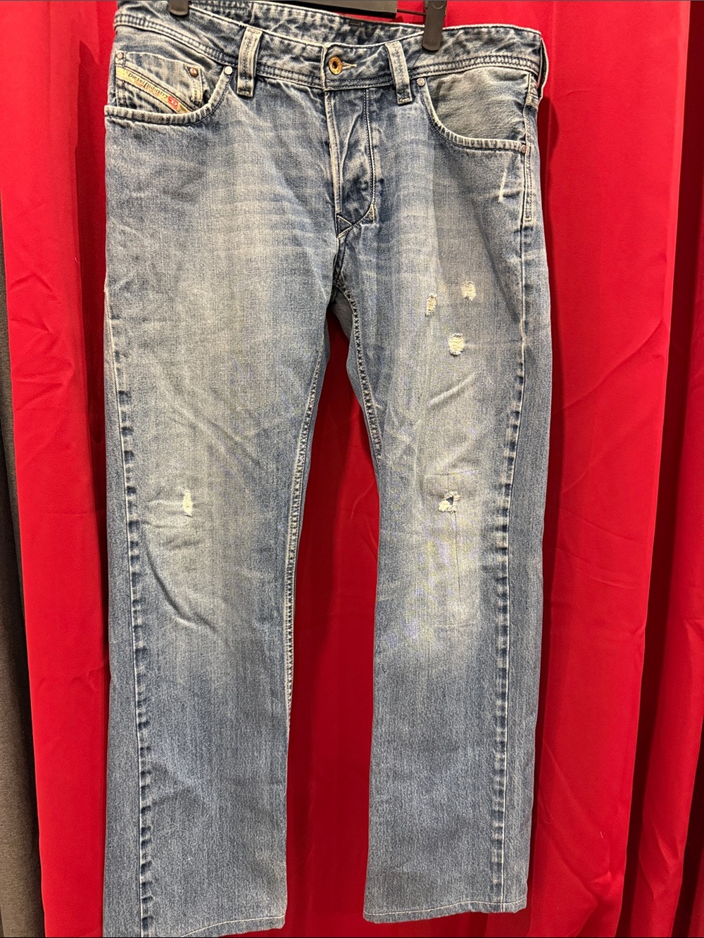 Diesel Men’s Light Blue Boyfriend Jeans
